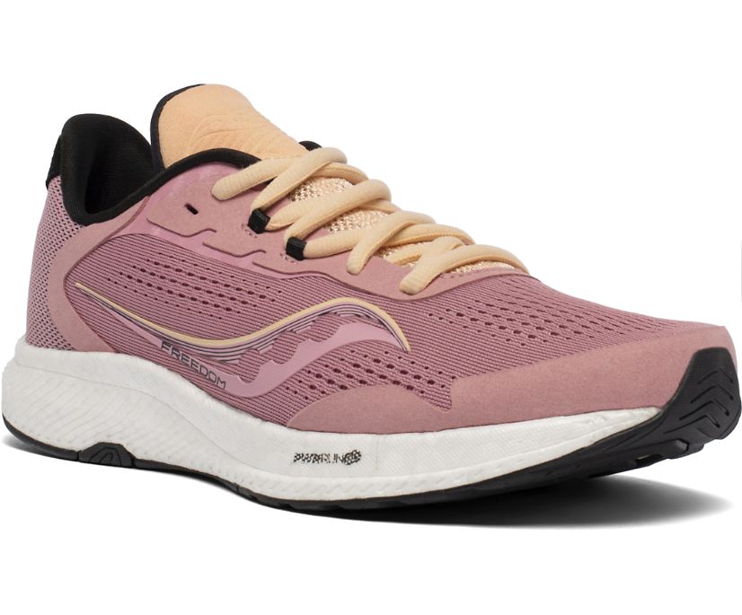 Saucony Freedom 4 Women's Running Shoes Rose / Orange | Canada 135TCEV